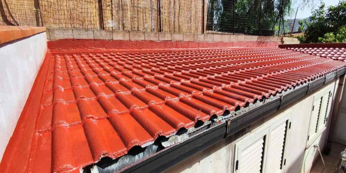 Impermeabilizzazione tegole di un tetto